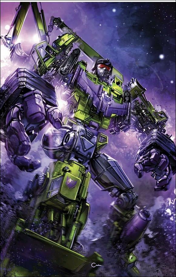 Transformers: Galaxies issue 1-E Clayon Crain Scorpion Comics Virgin Cover 1/500
