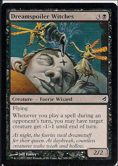 Magic the Gathering: Lorwyn (Base Set) card 108 Dreamspoiler Witches