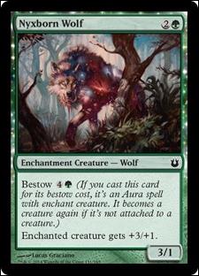 Magic the Gathering: Born of the Gods (Base Set) card 131 Nyxborn Wolf