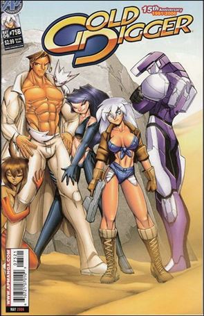 Gold Digger (1999) issue 75-B Villains Cover