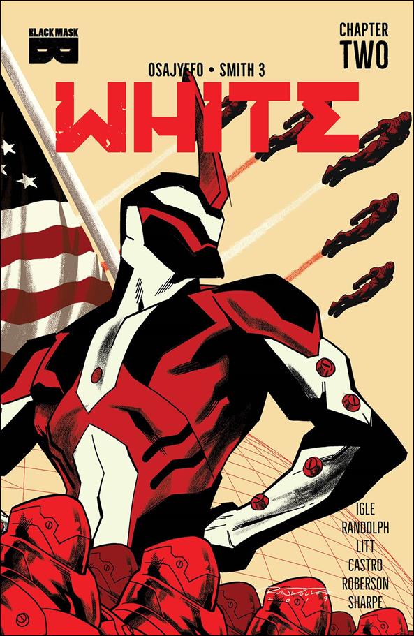 White (2021) issue 2-B Second Printing Cover