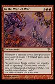 Magic the Gathering: Betrayers of Kamigawa (Base Set) card 108 In the Web of War