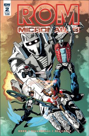 Rom & The Micronauts issue 2-B S L Gallant Cover