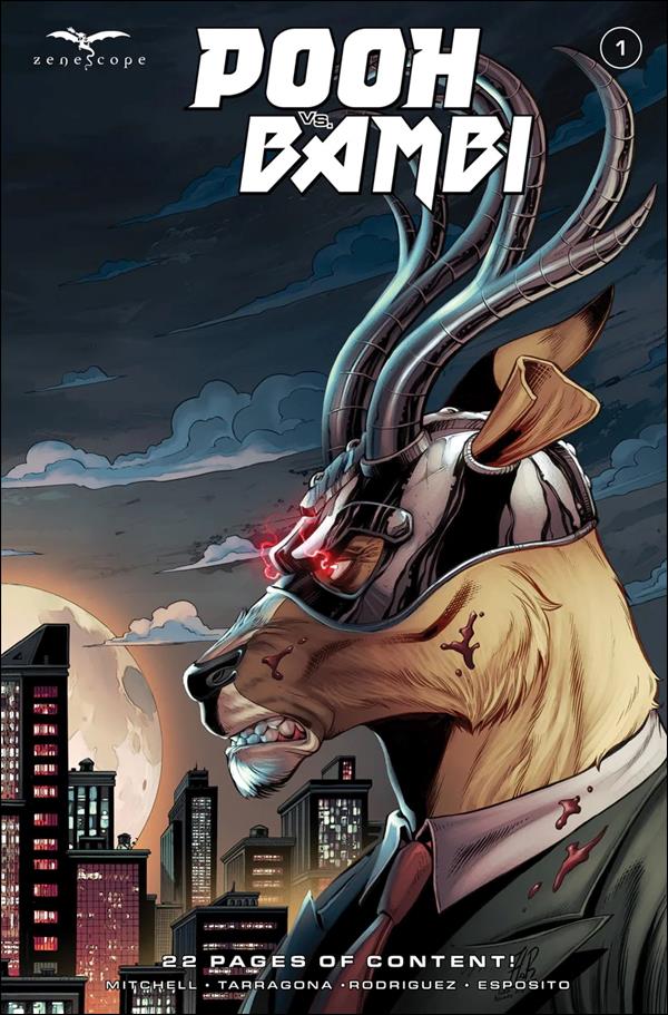 Pooh vs. Bambi issue 1-B Jordi Tarragona Cover
