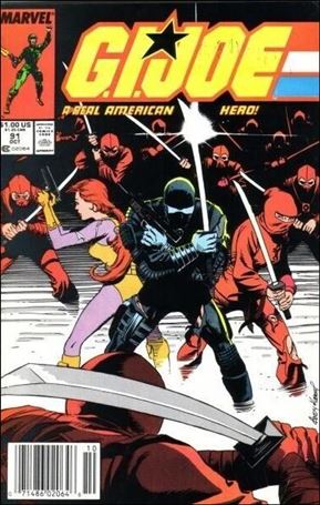 G.I. Joe: A Real American Hero issue 91-B Newsstand Cover