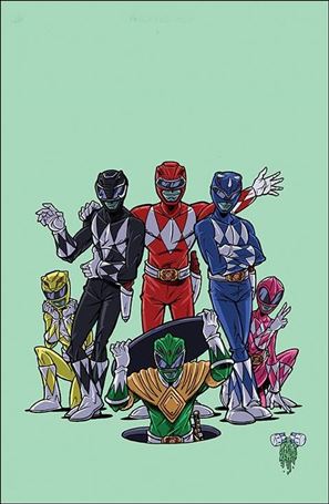 Mighty Morphin Power Rangers / Teenage Mutant Ninja Turtles II issue 2-C Tim Lattie Cover
