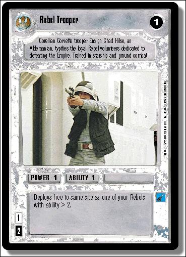 Star Wars: Premiere Limited (Base Set) card 194 Rebel Trooper