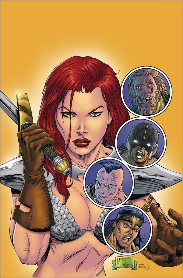 Immortal Red Sonja issue 1-N Marat Mychaels 1:10 Virgin Cover