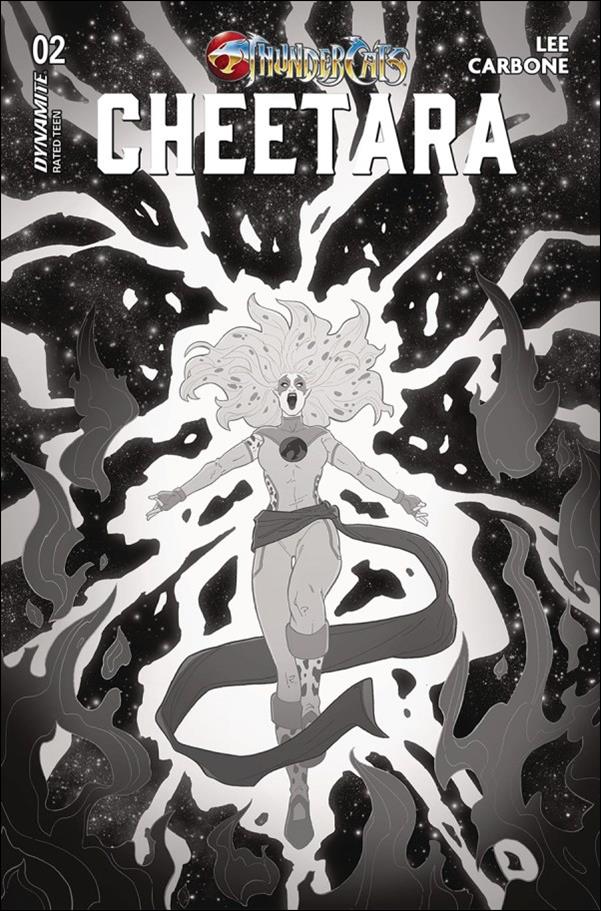 ThunderCats: Cheetara issue 2-L Ted Brandt 1:15 B&W Cardstock Cover