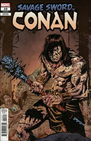 Savage Sword of Conan (2019) issue 10-B John McCrea 1:25 Cover
