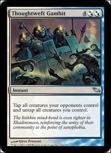 Magic the Gathering: Shadowmoor (Base Set) card 154 Thoughtweft Gambit