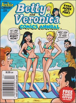 Betty and Veronica (Comics)  Double Digest issue 224-B Canadian Price Cover