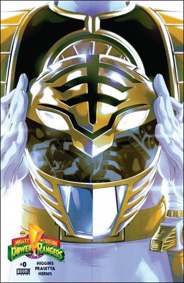Mighty Morphin Power Rangers issue 0-G White Ranger 1:100 Cover