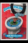Garbage Pail Kids: Series 09 (Base Set) card 373a Desi Island