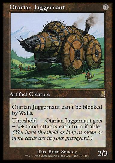 Magic the Gathering: Odyssey (Base Set) card 305 Otarian Juggernaut