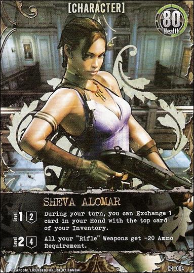 Resident Evil (Base Set) card CH-004 Sheva Alomar