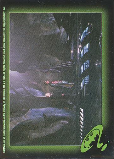 Batman Forever Stickers (Base Set) card 71 Confrontation in the Cave