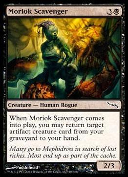 Magic the Gathering: Mirrodin (Base Set) card 68 Moriok Scavenger