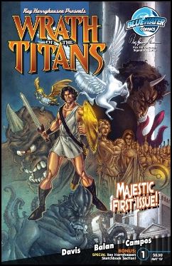 Wrath of the Titans issue 1-B Montage Cover