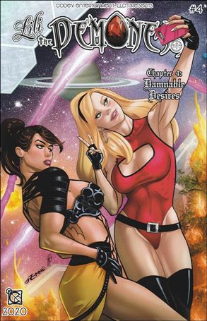 Lili: The Demoness issue 4-H C. B. Zane Firebitch Crossover Cover