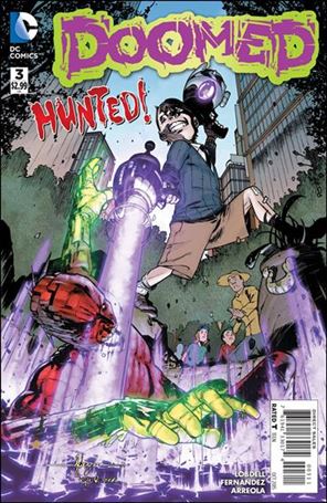 Doomed (2015) issue 3 Javier Fernandez Cover