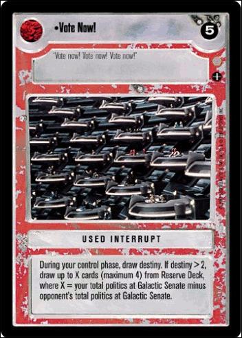 Star Wars: Coruscant Limited (Base Set) card 158 Vote Now!