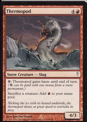 Magic the Gathering: Coldsnap (Base Set) card 100 Thermopod