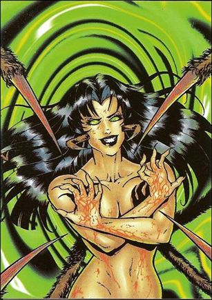 Widow Special Edition Collector's Card Set (1997) card 7 The Arachnid Princess
