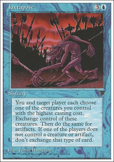 Magic the Gathering: Chronicles (Base Set) card 22 Juxtapose