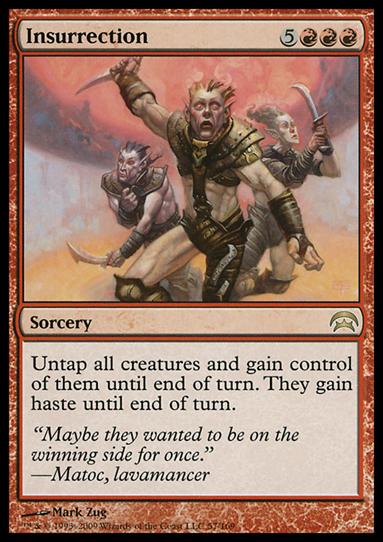 Magic the Gathering: Planechase (Base Set) card 57 Insurrection