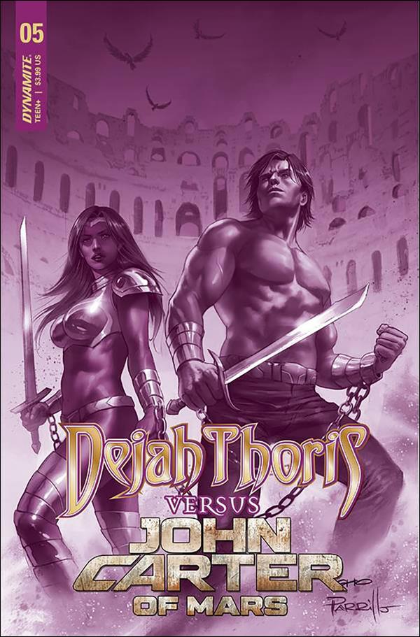 Dejah Thoris Versus John Carter issue 5-I Lucio Parrillo 1:15 Purple Tint Cover
