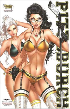 Grimm Fairy Tales Vs. Wonderland issue 3-D Jaime Tyndall Pittsburgh Comicon Cover 1/350