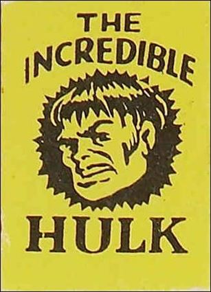 Marvel Mini-Books: The Incredible Hulk issue nn-F Yellow Cover