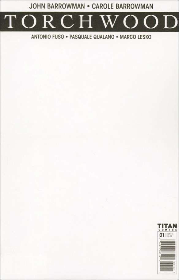 Torchwood (2016) issue 1-F Blank/Sketch Cover