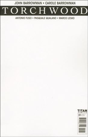 Torchwood (2016) issue 1-F Blank/Sketch Cover