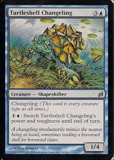Magic the Gathering: Lorwyn (Base Set) card 94 Turtleshell Changeling