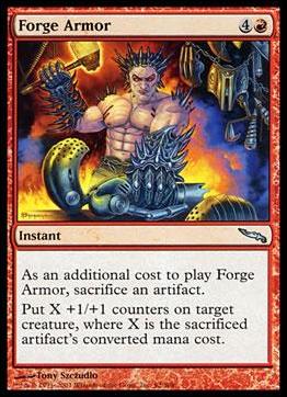 Magic the Gathering: Mirrodin (Base Set) card 92 Forge Armor