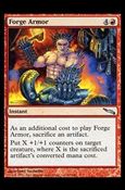 Magic the Gathering: Mirrodin (Base Set) card 92 Forge Armor