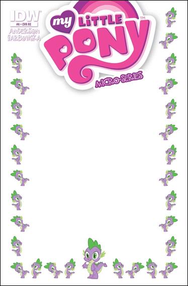 My Little Pony Micro-Series  issue 9-F Larry's Comics / Jetpack Comics Blank Cover 1/500