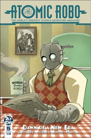 Atomic Robo: Dawn of a New Era issue 5-B Andrew Griffith Cover