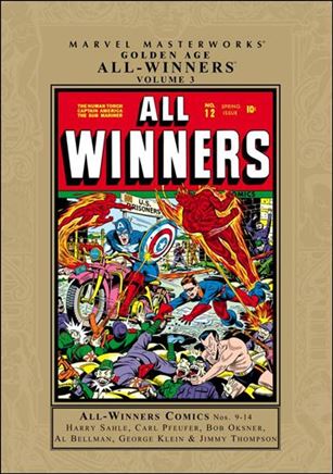 Marvel Masterworks: Golden Age All-Winners issue 3 Gold Dust Jacket