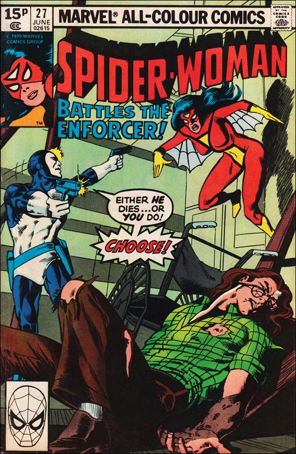 Spider-Woman (1978) issue 27-B UK Price Cover