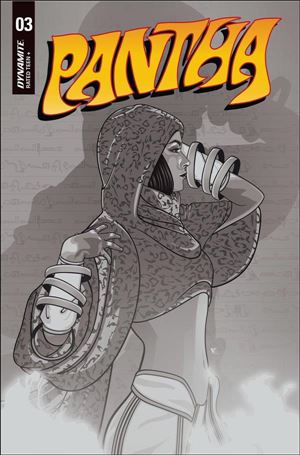 Pantha (2022) issue 3-N Vincent Aseo 1:20 Black & White Cover