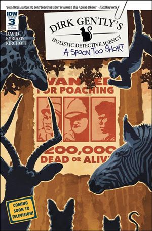 Dirk Gently's Holistic Detective Agency: A Spoon Too Short issue 3-C Brian Miller 1:10 Cover