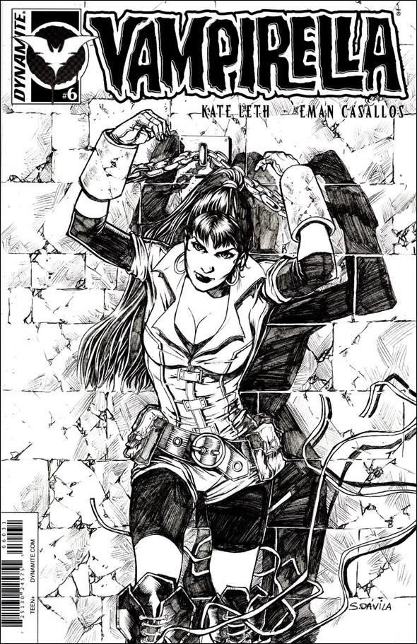 Vampirella (2016) issue 6-C Chrissie Zullo B/W Cover