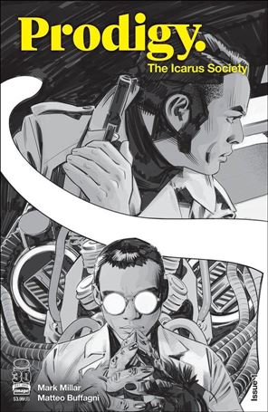 Prodigy: The Icarus Society issue 1-B Matteo Buffagni Black & White Cover