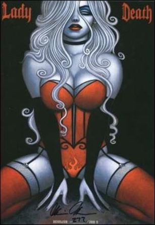 Lady Death: The Rapture issue 1-EC Devilish Edition 1/300 Cover G 1/30