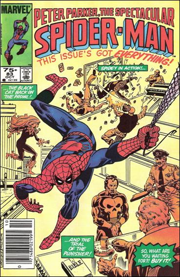 Spectacular Spider-Man (1976) issue 83-B Canadian Price Cover