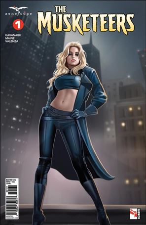 Musketeers issue 1-C Keith Garvey Cover