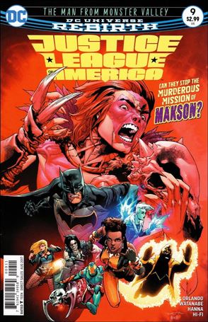 Justice League of America (2017) issue 9 Felipe Watanabe Cover